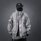 Men's Techwear Tactical Multi Pocket Hooded Windbreaker - ATLAS 1