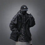 Men's Techwear Tactical Multi Pocket Hooded Windbreaker - ATLAS 1