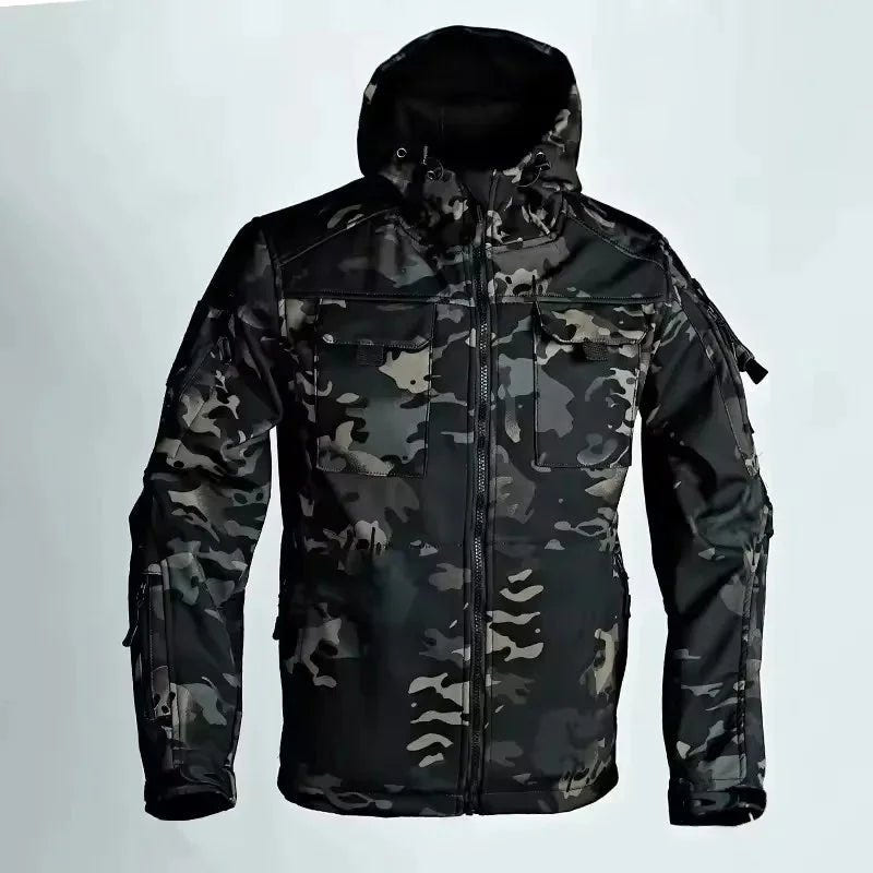 Men's Techwear Tactical Waterproof Hooded Jacket - ATLAS 1 - Techwear Store