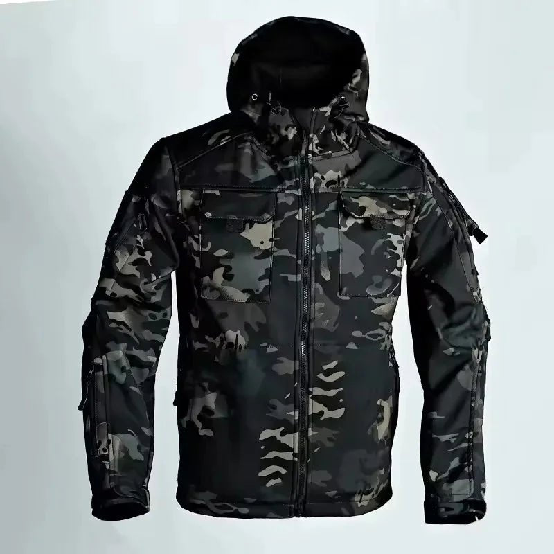 Men's Techwear Tactical Waterproof Hooded Jacket - ATLAS 1 - Techwear Store