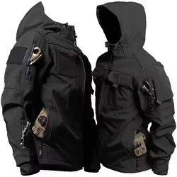 Men's Techwear Tactical Waterproof Hooded Jacket - ATLAS 1 - Techwear Store