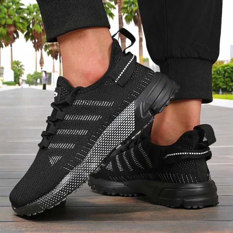 Men's Techwear Thick Sole Breathable Running Sneakers - ATLAS 1