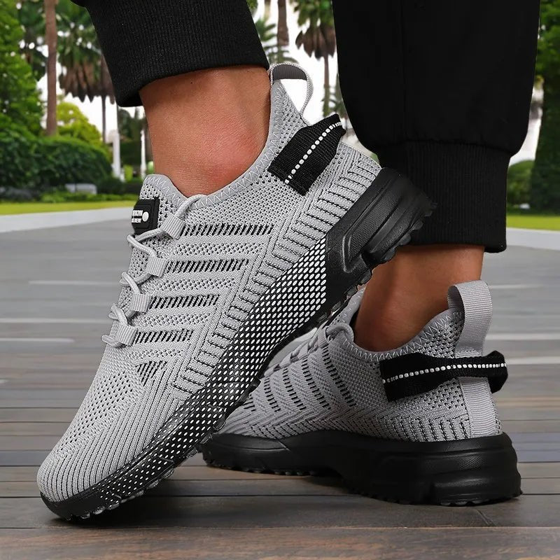 Men's Techwear Thick Sole Breathable Running Sneakers - ATLAS 1