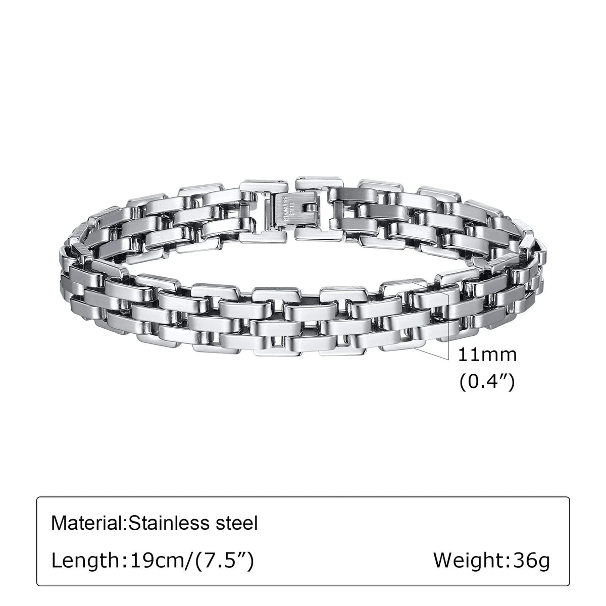 Men's Two Tone Stainless Steel Bracelet - ATLAS 1