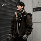 Men's Vintage Wool Techwear Streetwear Jacket - ATLAS 1