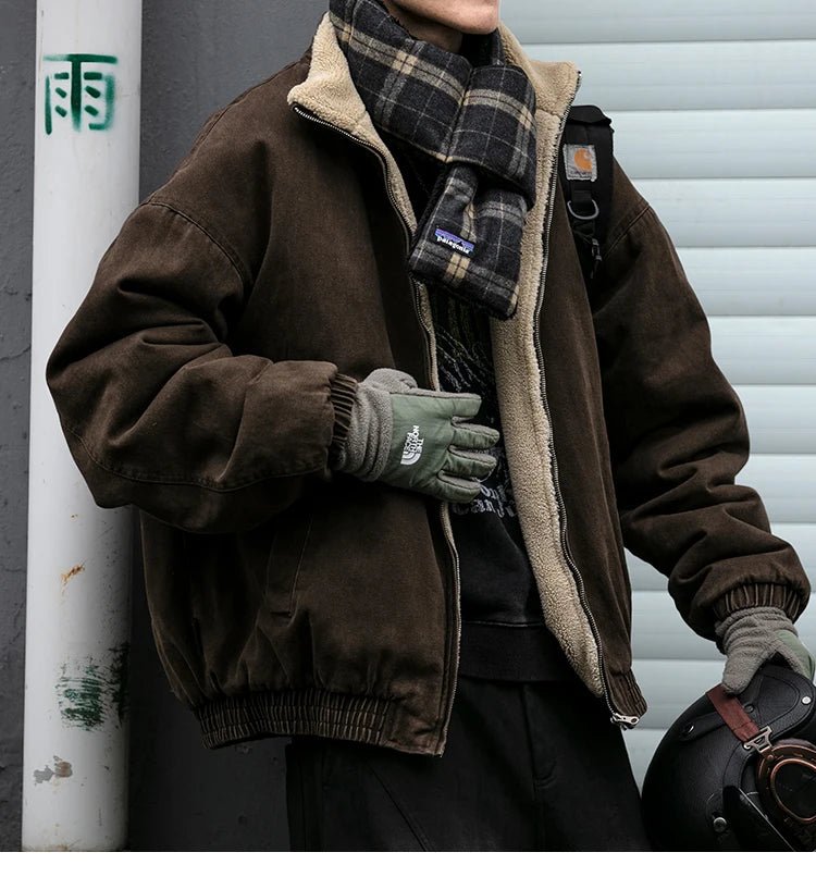 Men's Vintage Wool Techwear Streetwear Jacket - ATLAS 1