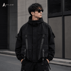 Men’s Winter Ribbons Pocket Padded Parka Jacket - ATLAS 1