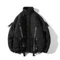 Men’s Winter Ribbons Pocket Padded Parka Jacket - ATLAS 1