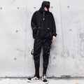 Men's Zipper Sleeve Techwear Hoodie - ATLAS 1