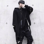 Men's Zipper Sleeve Techwear Hoodie - ATLAS 1