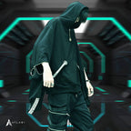 Men's Zipper Sleeve Techwear Hoodie - ATLAS 1