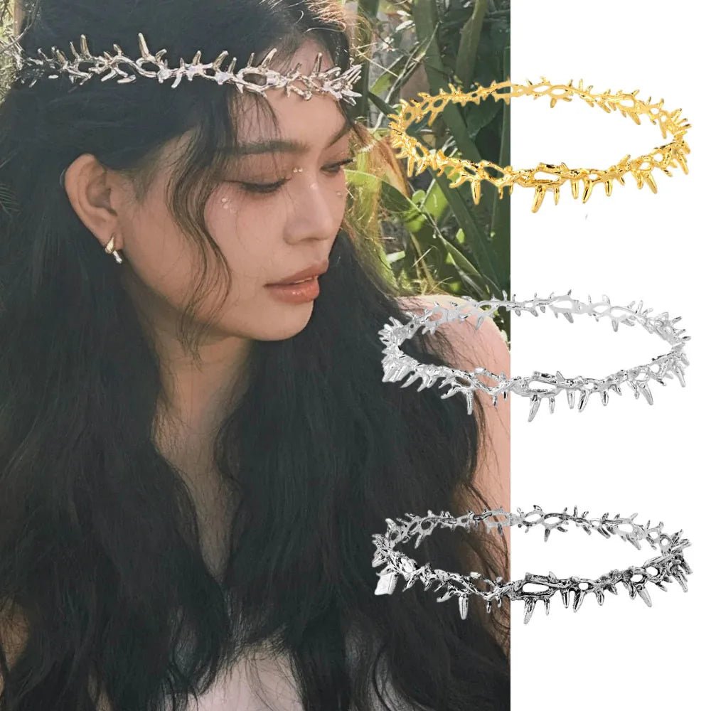 Metal Thorn Crown Gothic Cosplay Headpiece - ATLAS 1