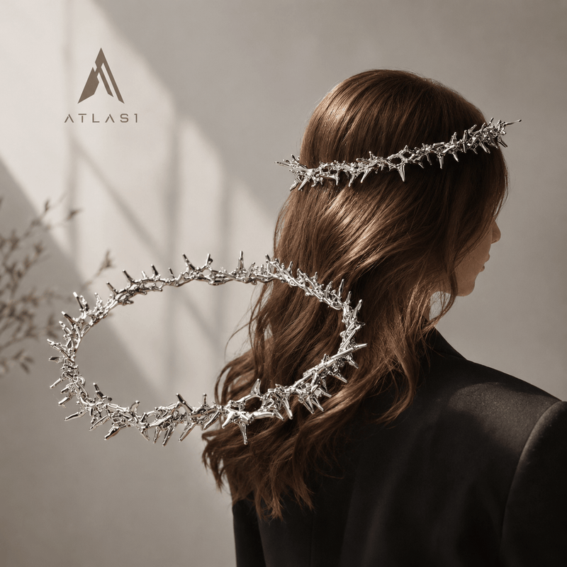 Metal Thorn Crown Gothic Cosplay Headpiece - ATLAS 1