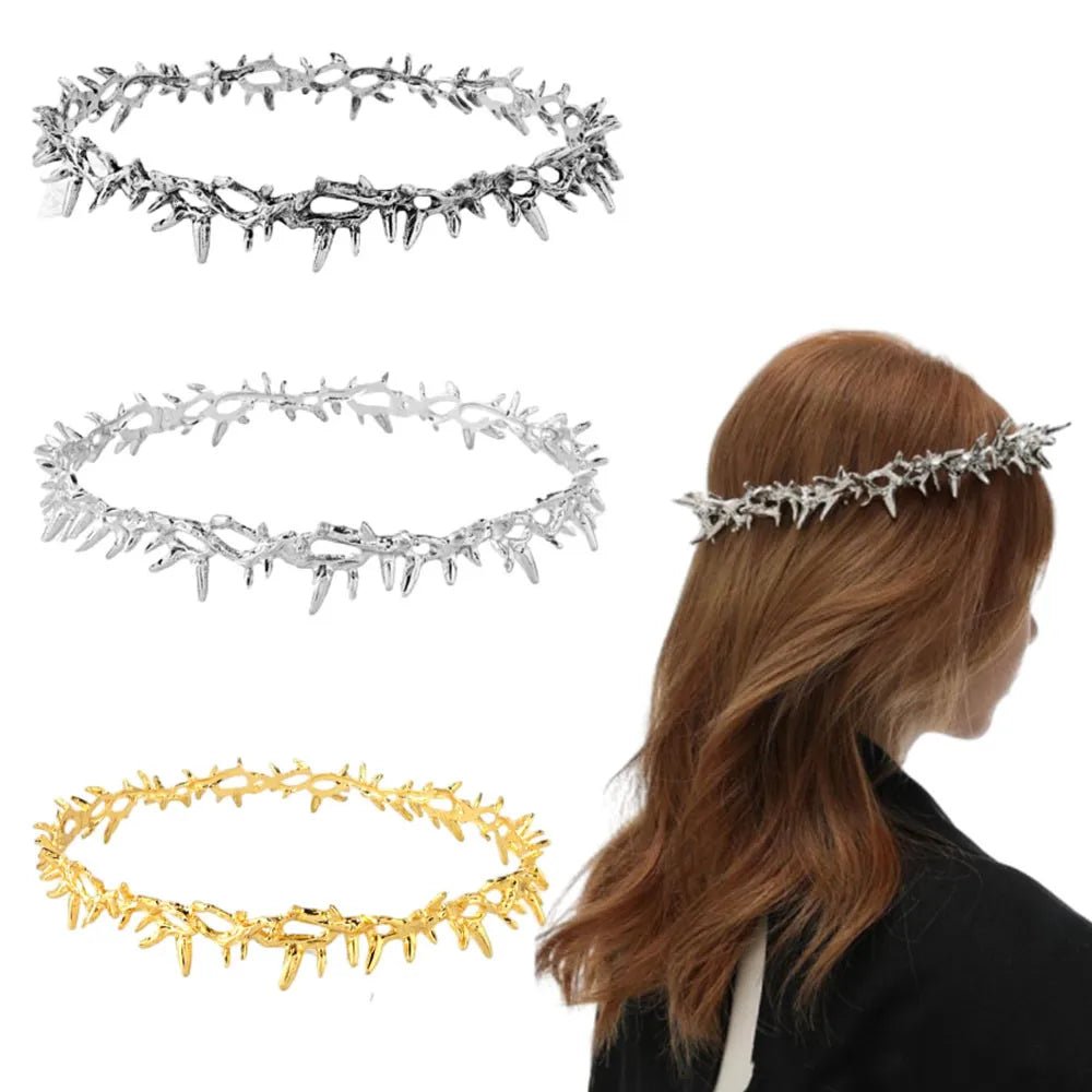 Metal Thorn Crown Gothic Cosplay Headpiece - ATLAS 1
