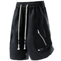 Minimal Techwear Cotton Five Point Shorts - ATLAS 1