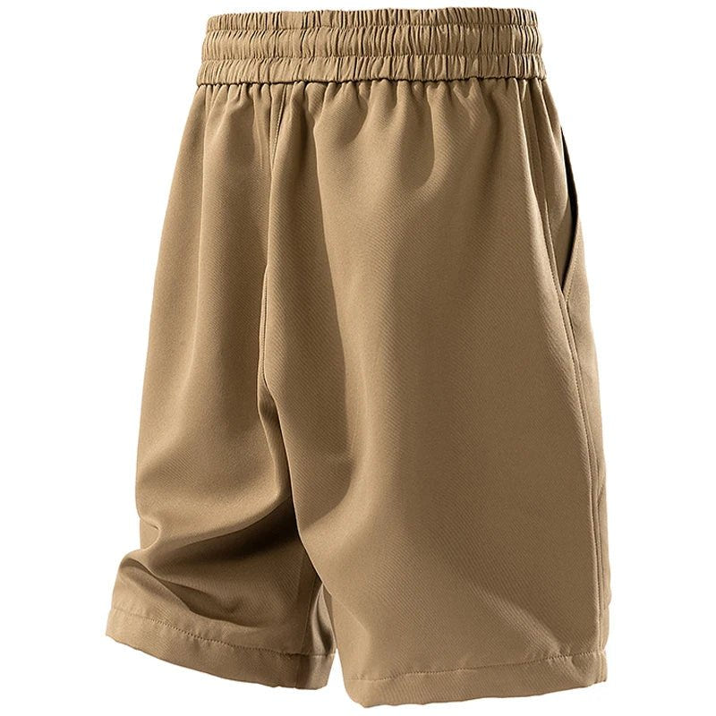 Minimal Techwear Cotton Five Point Shorts - ATLAS 1
