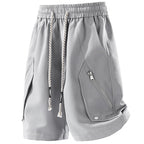 Minimal Techwear Cotton Five Point Shorts - ATLAS 1