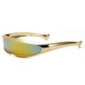 Mirrored CyberPunk Mono Glasses - ATLAS 1