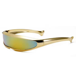Mirrored CyberPunk Mono Glasses - ATLAS 1