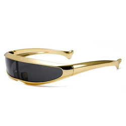 Mirrored CyberPunk Mono Glasses - ATLAS 1