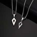 Modern Beveled Star Chain Necklace - ATLAS 1