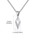Modern Beveled Star Chain Necklace - ATLAS 1