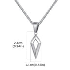 Modern Beveled Star Chain Necklace - ATLAS 1