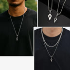 Modern Beveled Star Chain Necklace - ATLAS 1