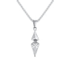 Modern Blue Stone Stainless Steel Necklace - ATLAS 1 - Techwear Store