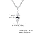Modern Blue Stone Stainless Steel Necklace - ATLAS 1 - Techwear Store