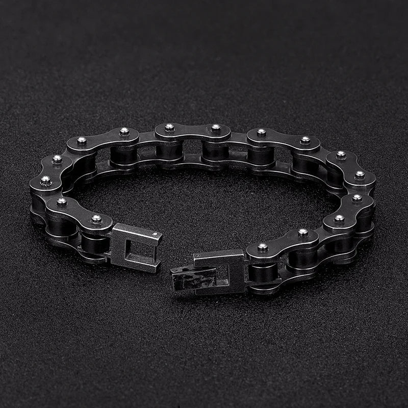 Mountain Bike Chain Bracelet Stainless Steel - ATLAS 1