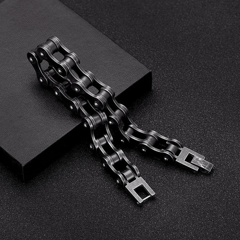 Mountain Bike Chain Bracelet Stainless Steel - ATLAS 1