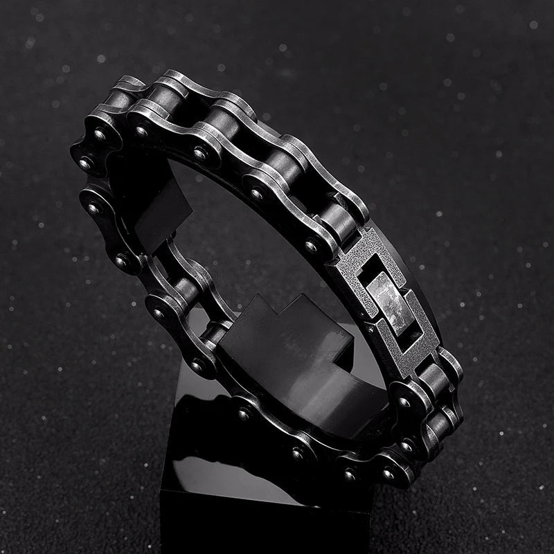 Mountain Bike Chain Bracelet Stainless Steel - ATLAS 1