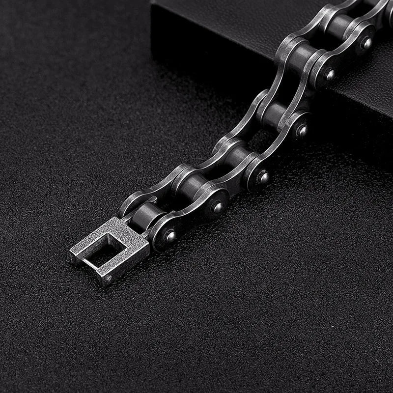 Mountain Bike Chain Bracelet Stainless Steel - ATLAS 1