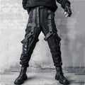 Multi Ribbon Punk Techwear Cargo Pants - ATLAS 1