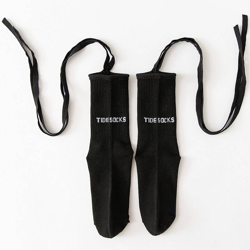Neon Color Techwear Socks With Fluorescent Straps - ATLAS 1