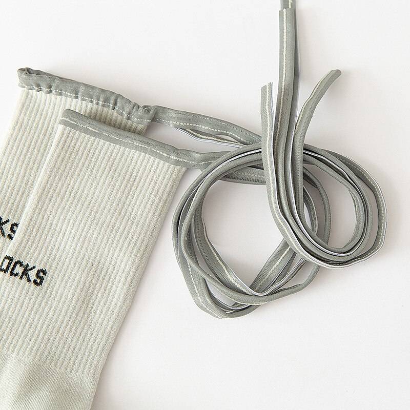 Neon Color Techwear Socks With Fluorescent Straps - ATLAS 1