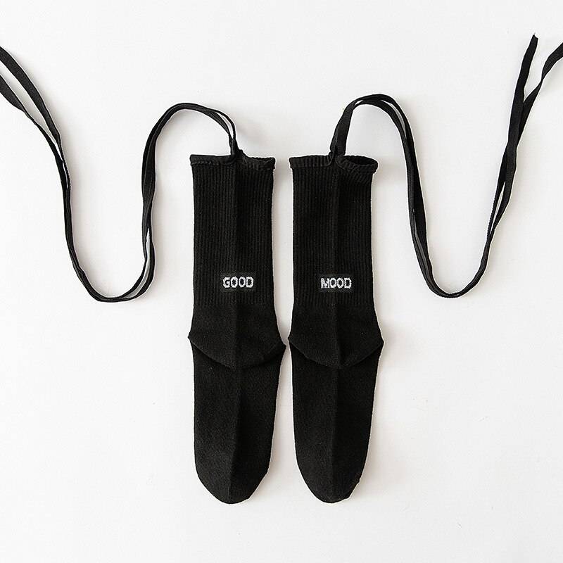 Neon Color Techwear Socks With Fluorescent Straps - ATLAS 1