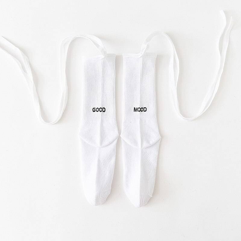 Neon Color Techwear Socks With Fluorescent Straps - ATLAS 1