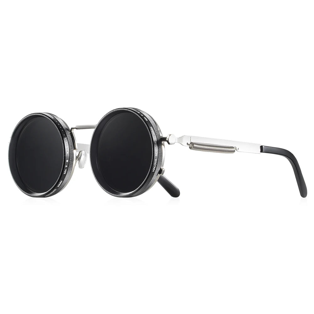 Noir™ — Adjustable Polarized Round Sunglasses - ATLAS 1