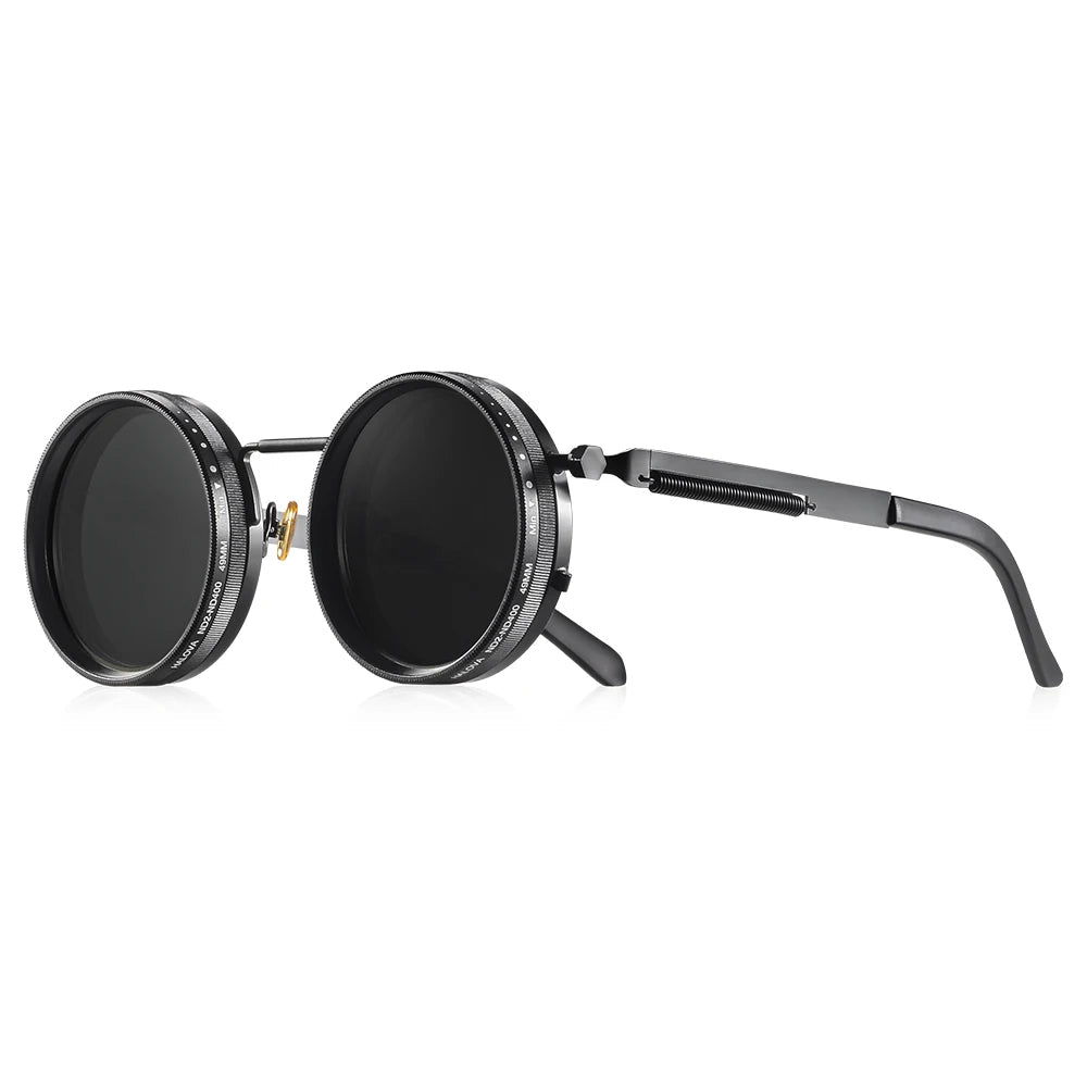 Noir™ — Adjustable Polarized Round Sunglasses - ATLAS 1