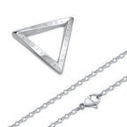 Nordic Rune Triangle Charm Necklace - ATLAS 1