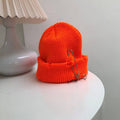 Oversized Pin Warm Knitted Techwear Beanie - ATLAS 1