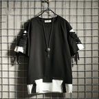 Oversized Ripped Loose Summer Techwear T Shirt - ATLAS 1