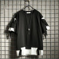 Oversized Ripped Loose Summer Techwear T Shirt - ATLAS 1