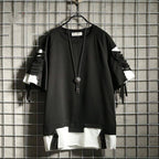 Oversized Ripped Loose Summer Techwear T Shirt - ATLAS 1