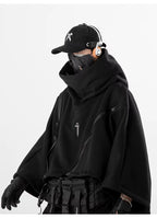Oversized Techwear Hoodie With Straps - ATLAS 1