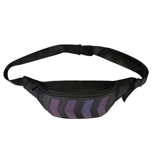 Oxford Reflective Stripes Techwear Waist Bag - ATLAS 1