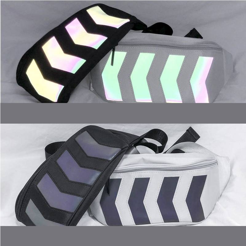 Oxford Reflective Stripes Techwear Waist Bag - ATLAS 1