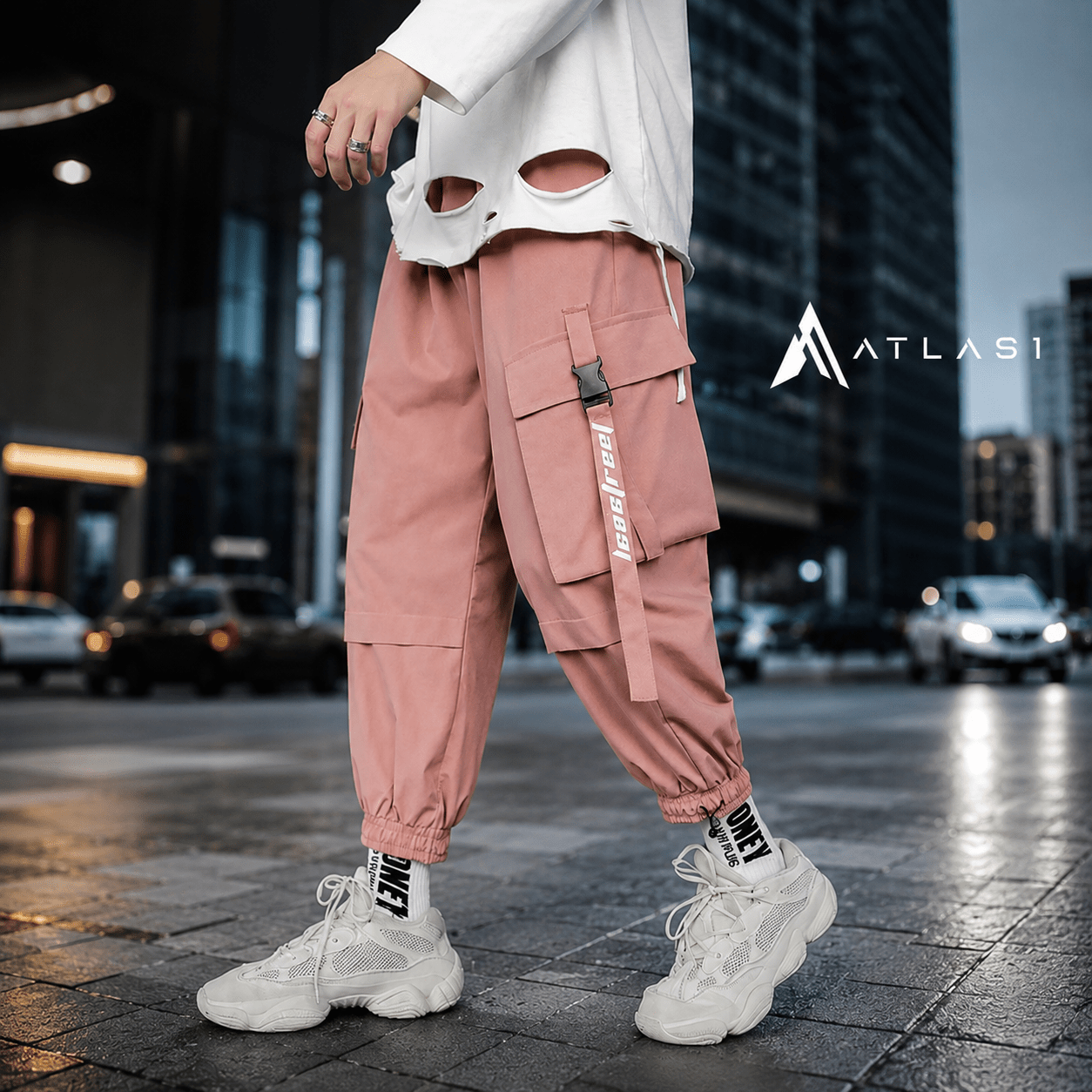 Pastel Techwear Streetwear Pants - ATLAS 1
